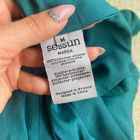 Sessun autumnal leaf patter dress, M size - Picture 7 of 13